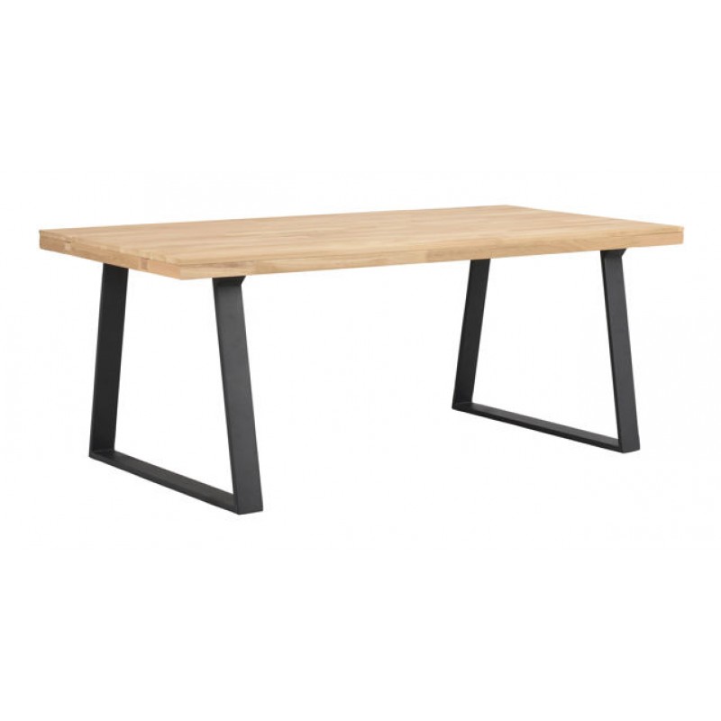 RO Brooklyn Extending Dining Table U 170x95 Oak/Black